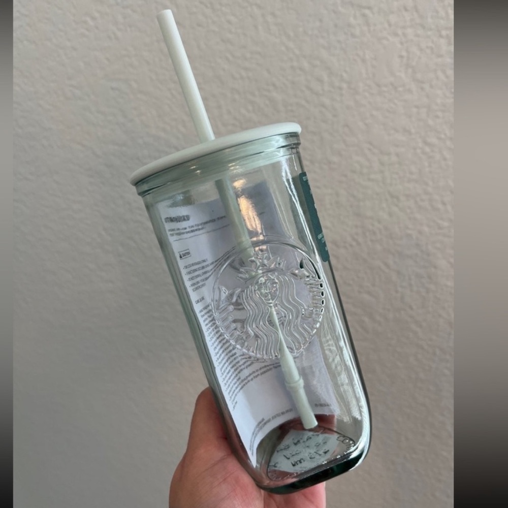 Starbucks glass tumbler